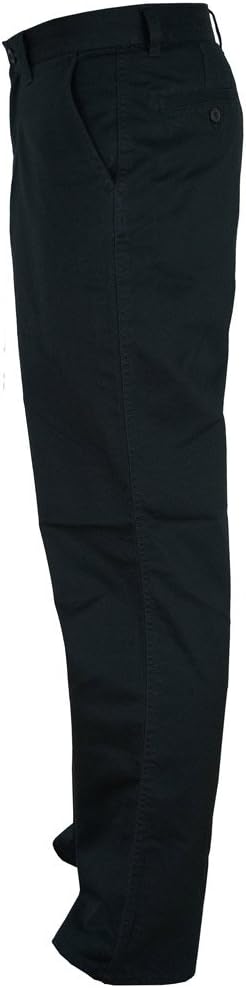 Carson Classic Casuals Khakis aus reiner Baumwolle, 1 Stück, 28/32, deep navy, KTHK.DN 28W / 32L Dee