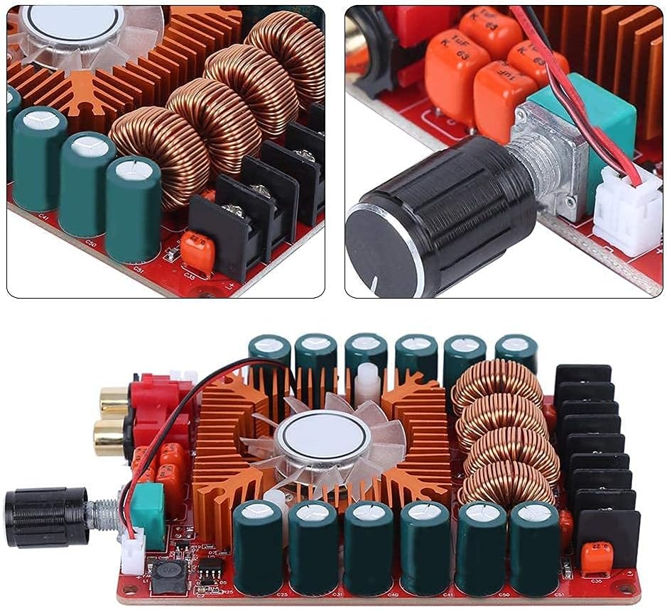 Fafeicy TDA7498E 2X160W Audioverstärkerplatinenmodul, Digitales Hochleistungs Zweikanal-Stereoanlage