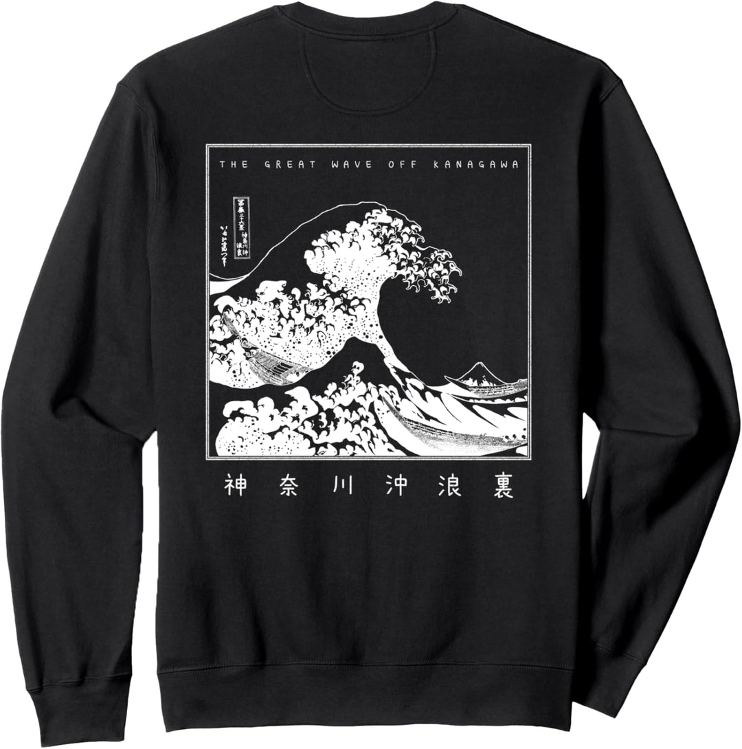 Die grosse Welle vor Kanagawa Japanische Kunst von Hokusai Sweatshirt