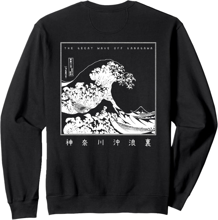 Die grosse Welle vor Kanagawa Japanische Kunst von Hokusai Sweatshirt