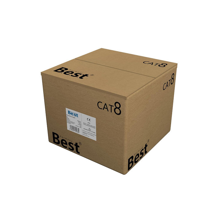 CAT 8 250m Duplex Erdkabel Netzwerkkabel Reines Kupfer Verlegekabel S/FTP | 100 % reines Kupfer, Dup