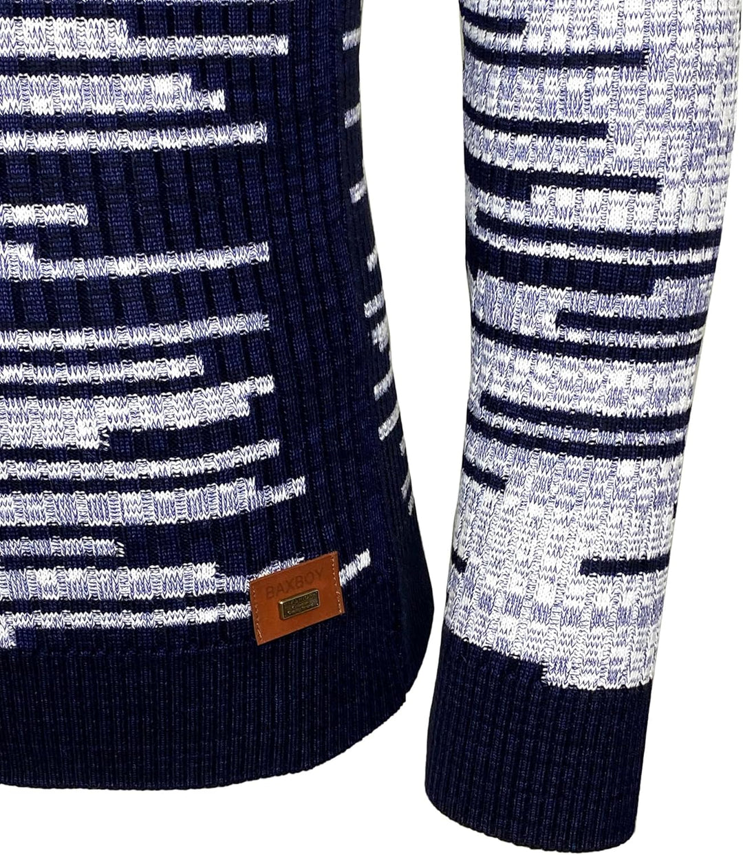 Baxboy Herren Strick-Pullover Rundhals | Männer Winter-Pullover |stylischer Herren Strick-Pulli | Wa