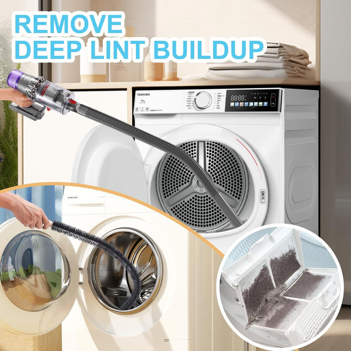 Fugendüse für Dyson V15 V12 V11 V10 V8 V7 V6, Flexible Crevice Düse, Flache Saugdüse, zum Entfernen