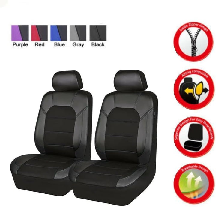 2 pcs Auto-Sitzbezüge Set, für Mercedes Sprinter W907 2018-2022 Rutschfester Bequem Atmungsaktiv Her
