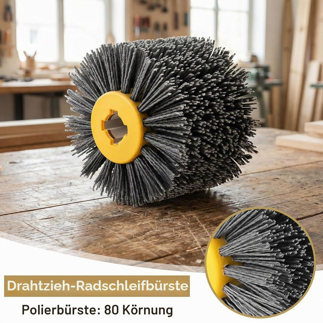 Schleifbürsten, Nylonbürste 80 , Körnung Nylonbürste, Polierbürste zum Holzverarbeitung,für Satinier
