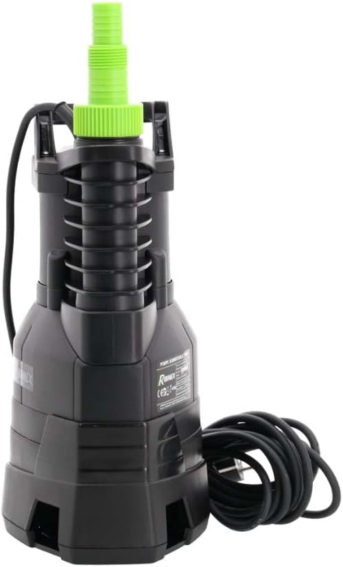 Tauchpumpe für Abwasser 750 W mit integriertem Schwimmerschalter