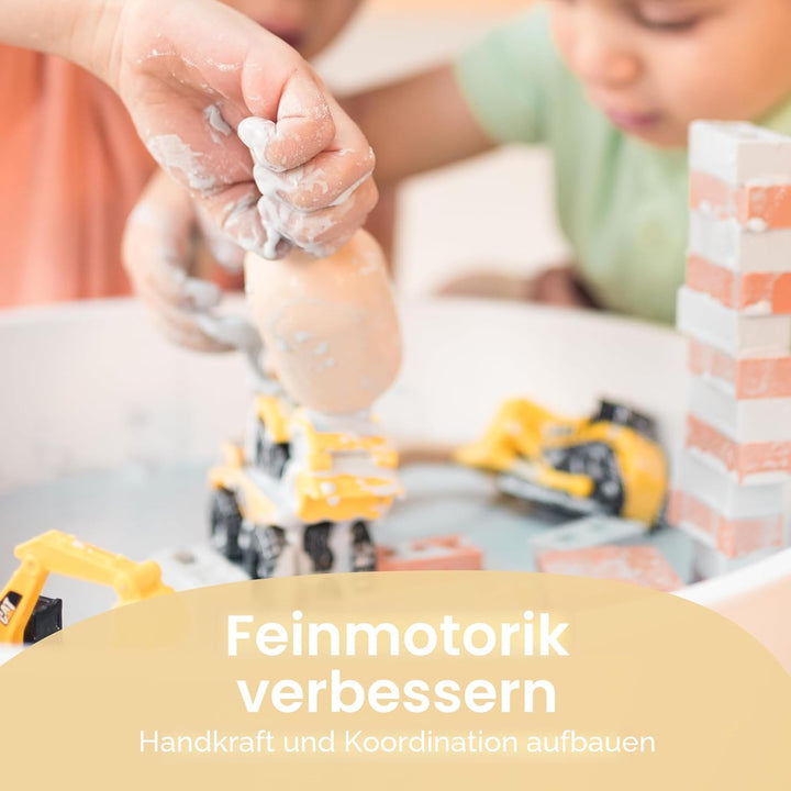 Inspire My Play – 3 x stapelbare Silikonschaufeln – Perfektes Zubehör für Sensory Play Tray – Zubehö