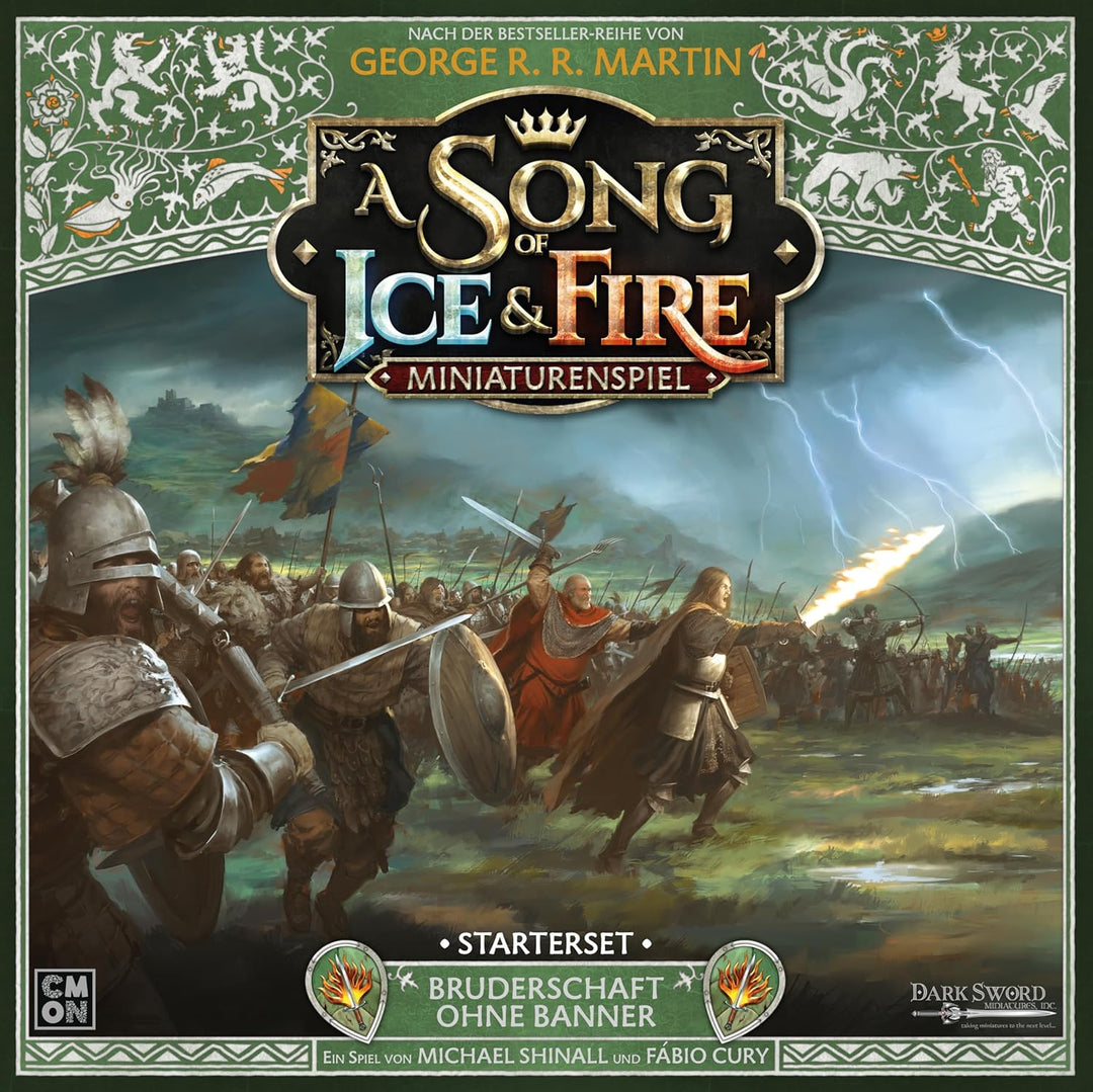 CMON, A Song of Ice & Fire – Bruderschaft ohne Banner, Starterset, Tabletop, 2 Spieler, ab 14+ Jahre