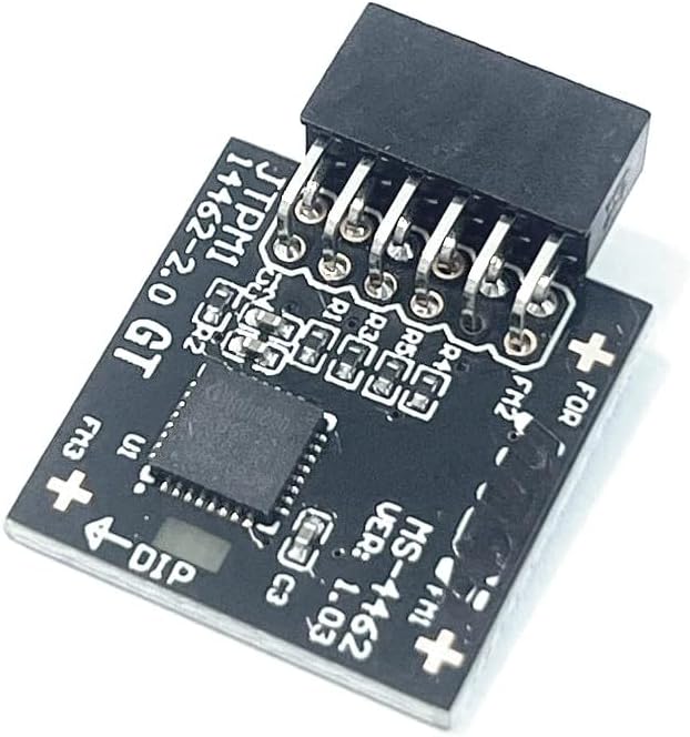 JINTAI TPM 2.0Modul SPI 12Pin mit Infineon SLB9670 Windows 11 Upgrade Ersatz für MSI für MPG B550 Ga