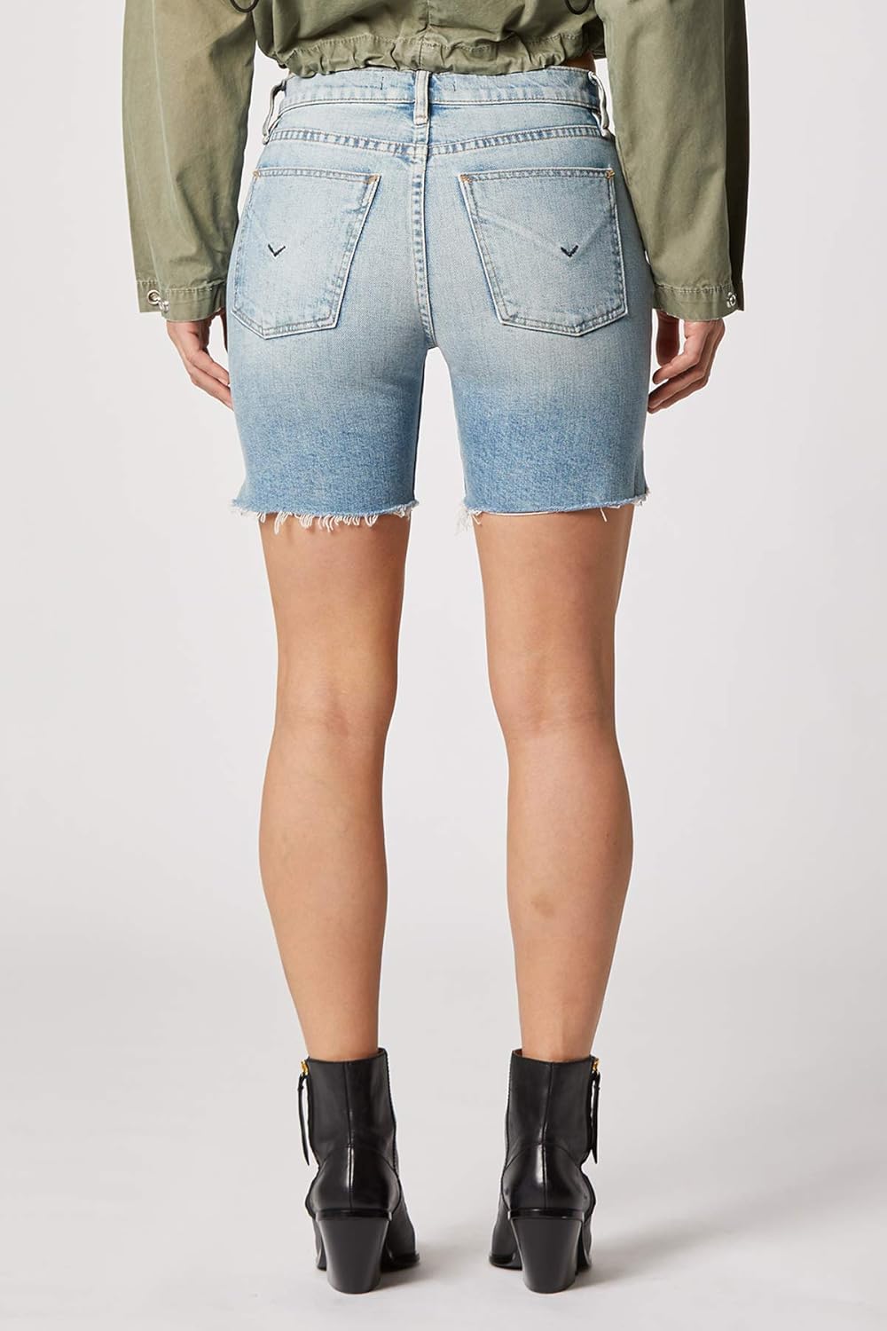 Hudson Women's Hana Biker Cut Off Jean Short 30 Foxy, 30 Foxy