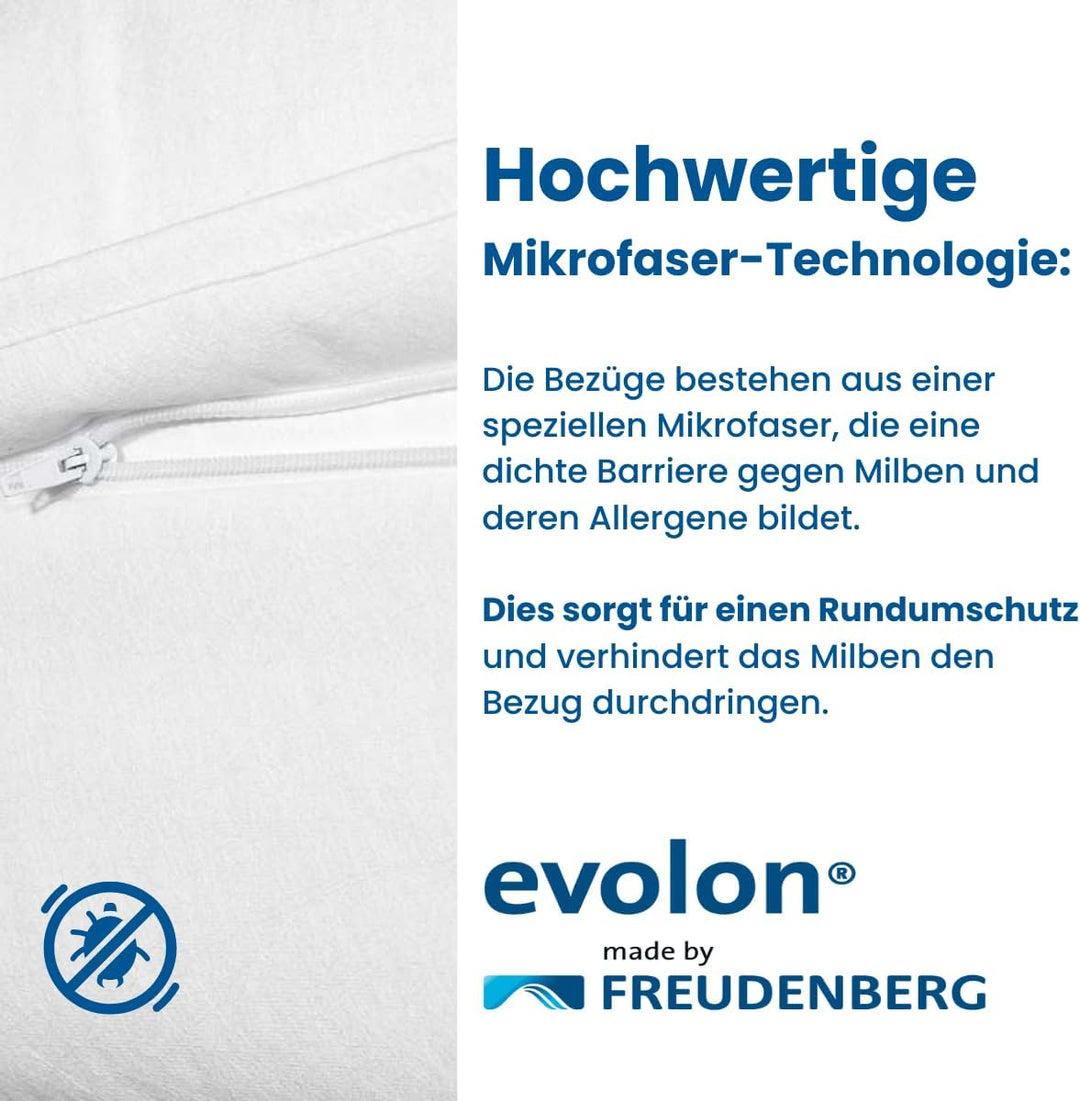 Softsan Protect Plus Matratzenbezug milbendicht für Kindermatratzen, Encasing 60x120 cm, 12 cm hoch,
