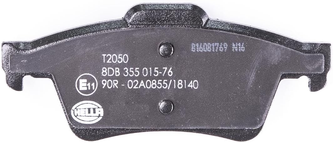 HELLA PAGID 8DB 355 015-761 Bremsbelagsatz - T2050 - Dicke/Stärke: 16.1mm - Bremssystem: Teves - nic