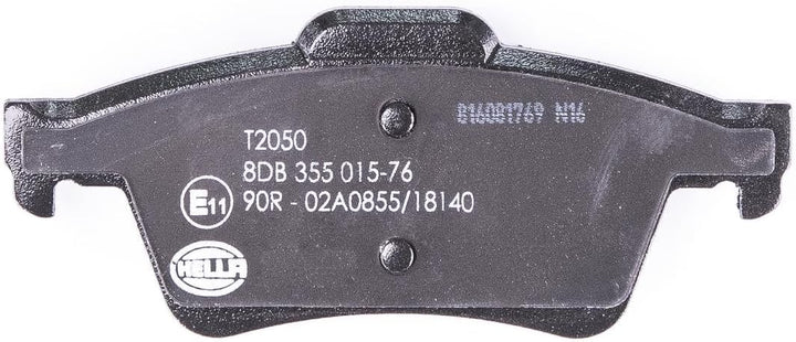 HELLA PAGID 8DB 355 015-761 Bremsbelagsatz - T2050 - Dicke/Stärke: 16.1mm - Bremssystem: Teves - nic