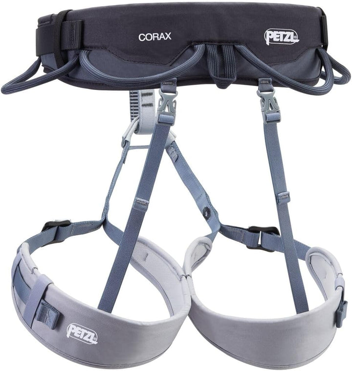 PETZL Unisex Corax Klettergurt (1er Pack) XS-M Dunkelgrau, XS-M Dunkelgrau