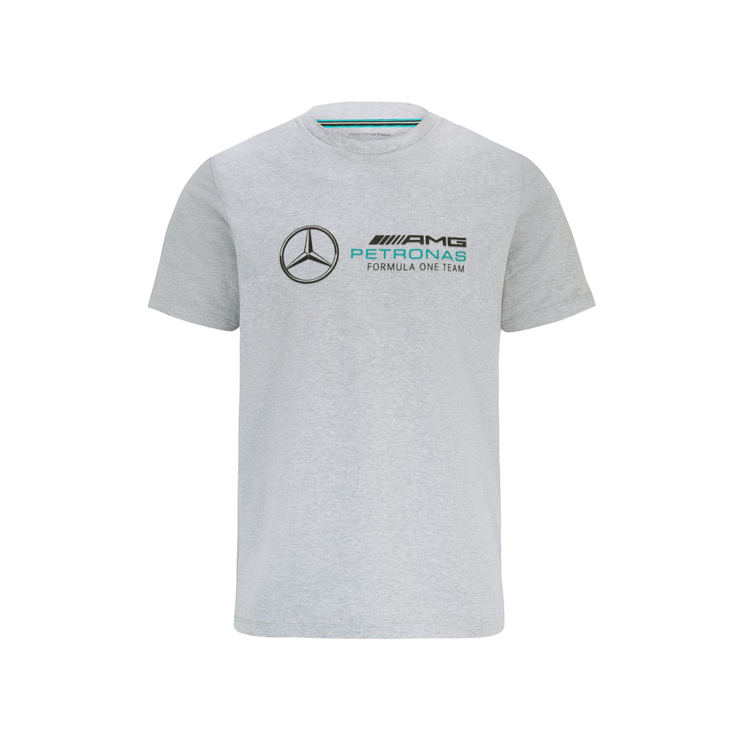 Mercedes AMG Petronas Formel 1 Team - Offizieller Formel 1 Merchandise - Grosses Logo T-Shirt S Grau