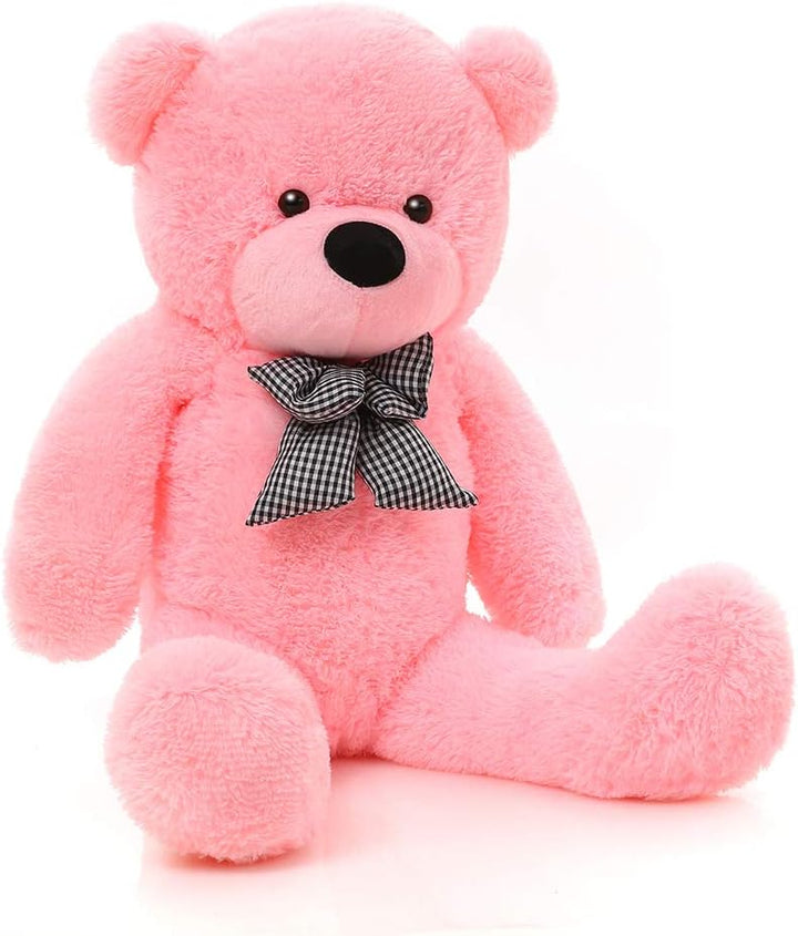Plüschtier Teddybär Gross XXL - Rosa Stofftier Kuscheltier Bär 100 cm Gross - zum Kuscheln und Spiel