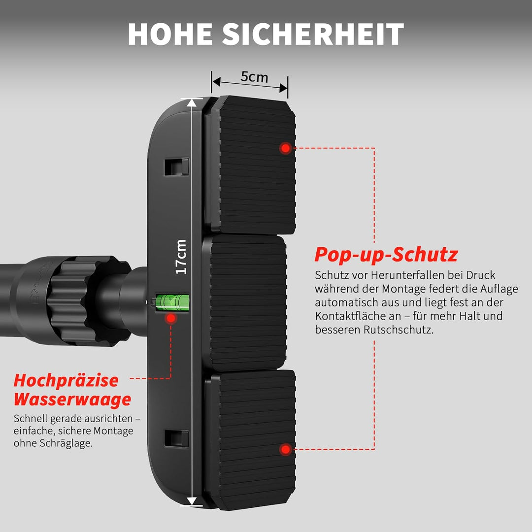 Klimmzugstange Türrahmen Ohne Schrauben 72-110cm Für 72-95cm Klimmzugstange Tür, 200Kg Pull Up Bar O