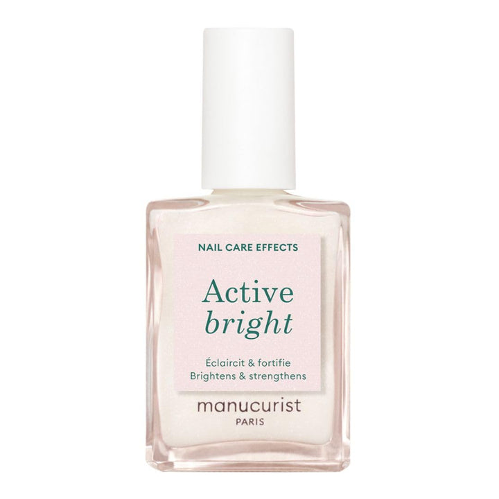 MANUCURIST Active Bright Nagellack Nagelpflege & Nagelweicher Bio-basiert - Extra starker Nagelhärte