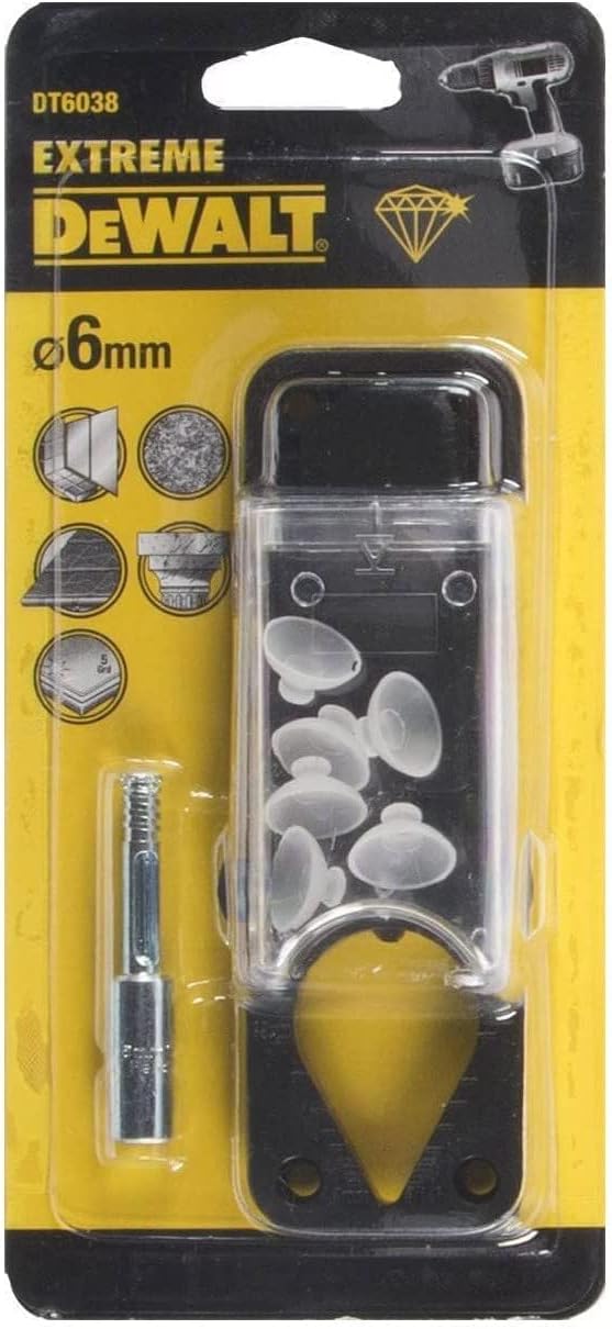 DeWalt DT6038-QZ - Broca de diamante de 6mm para perforación en azulejo