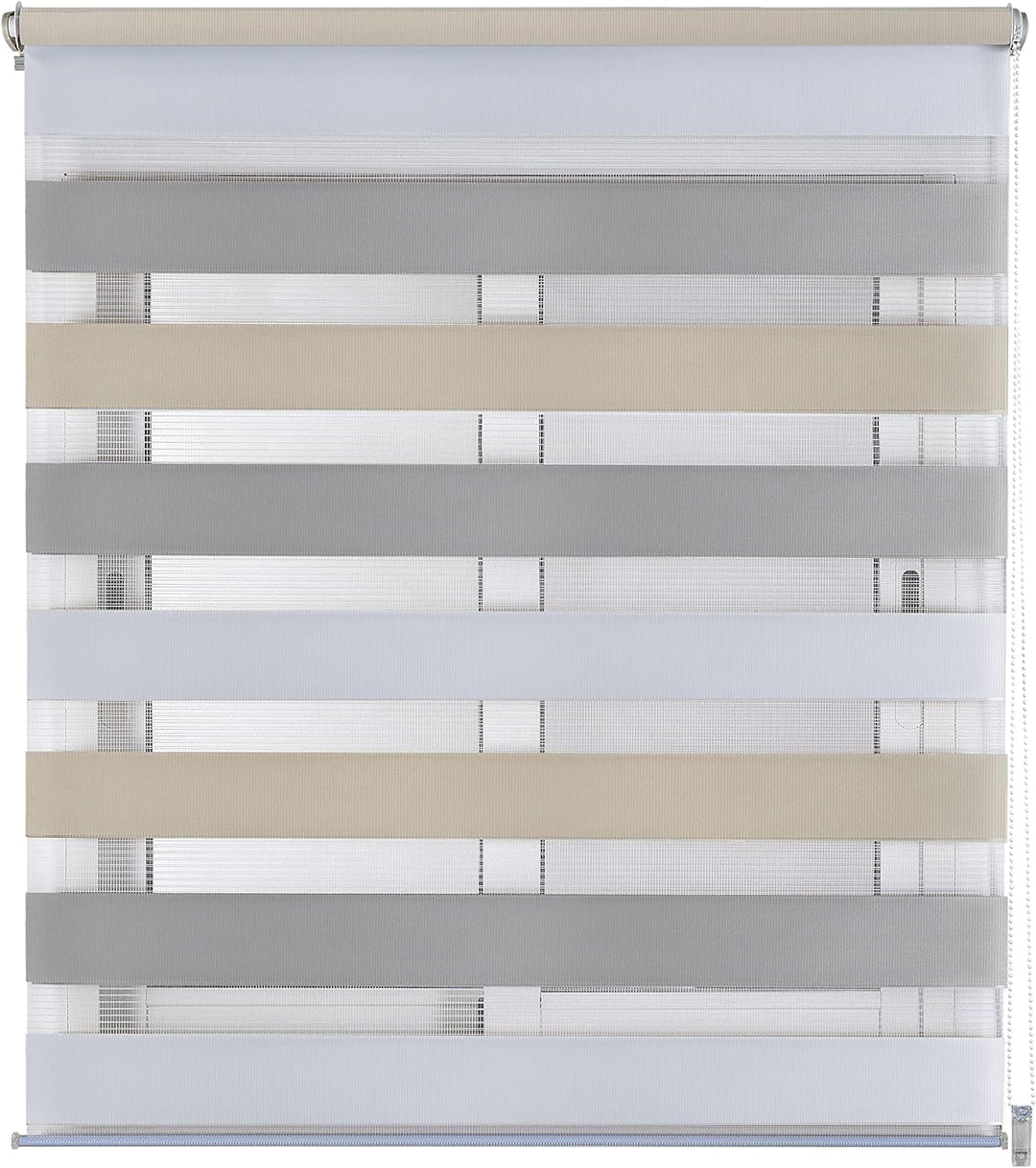 STORESDECO Doppelrollo Klemmfix ohne Bohren. Klemmrollo Einfache Montage, Zebra Rollo lichtdurchläss