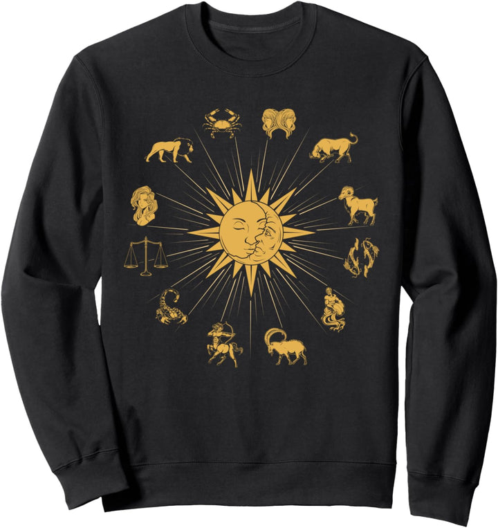 Sonne und Mond - alle Sternzeichen Sweatshirt