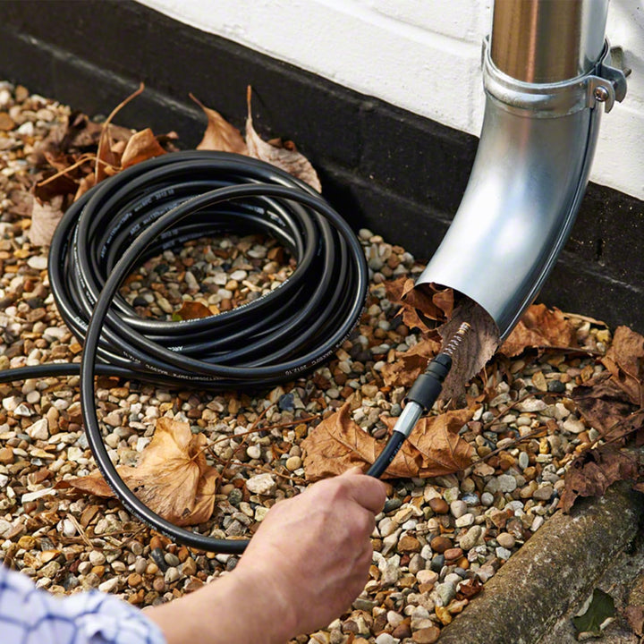 Bosch Home and Garden F016800483 Bosch Abflussrohr Reiniger (für Aquatak, 10 m, 160 bar), Schwarz