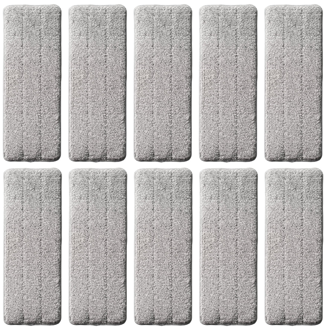 CleanAid Formosa 2 Bodenwischer 10 Ersatzbezüge - Wischmopp Set mit Eimer, Flachwischer, Extra Lange