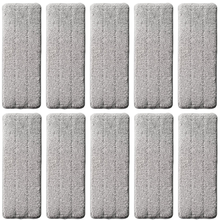 CleanAid Formosa 2 Bodenwischer 10 Ersatzbezüge - Wischmopp Set mit Eimer, Flachwischer, Extra Lange