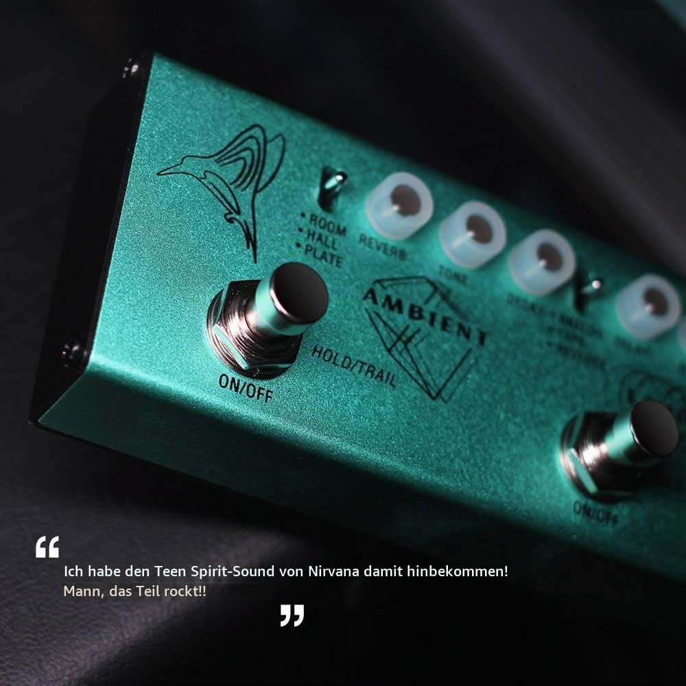 Valeton Multi Effekte Gitarrenpedal Dapper Indie Ambient Psychedelic Garage Postrock Alternative Roc