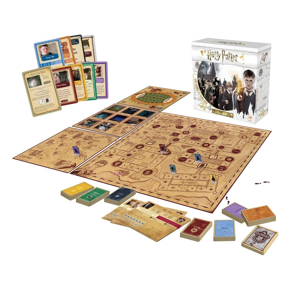 TOPI Games Gesellschaftsspiel, HAR-609012, Weiss, Schwarz, Gelb, Grau Harry Potter – Ein Jahr in Hog