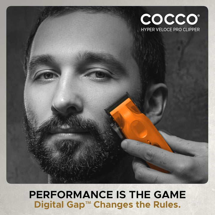 Cocco® Hyper Veloce Pro Clipper Collection: Präzisions-Schermaschine für Profis - Digital Gap™ Graph