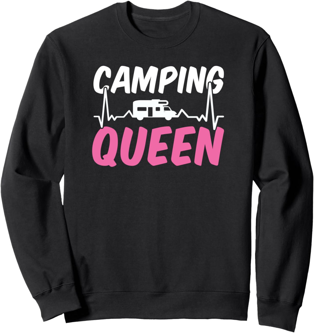 Camping Queen lustiges Camping Sweatshirt