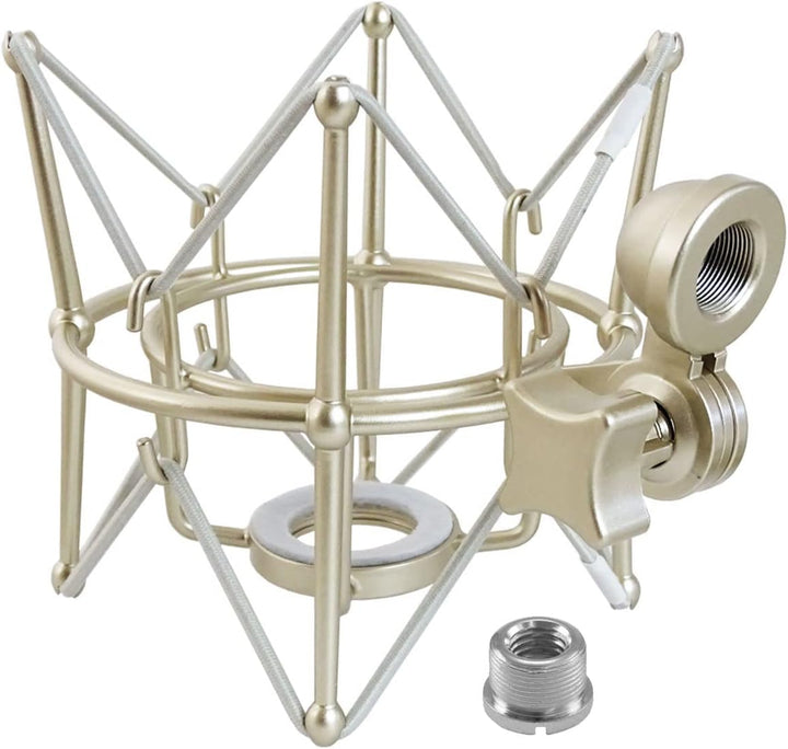 keepdrum universal Mikrofon-Spinne für Verschiedene Mikrofone Multispinne mit Wechseladapter