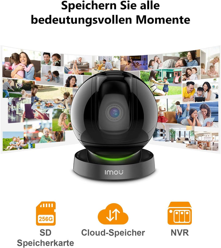 Imou überwachungskamera innen WLAN IP Kamera 360° Bewegungsverfolgung & Personenerkennung Nachtsicht
