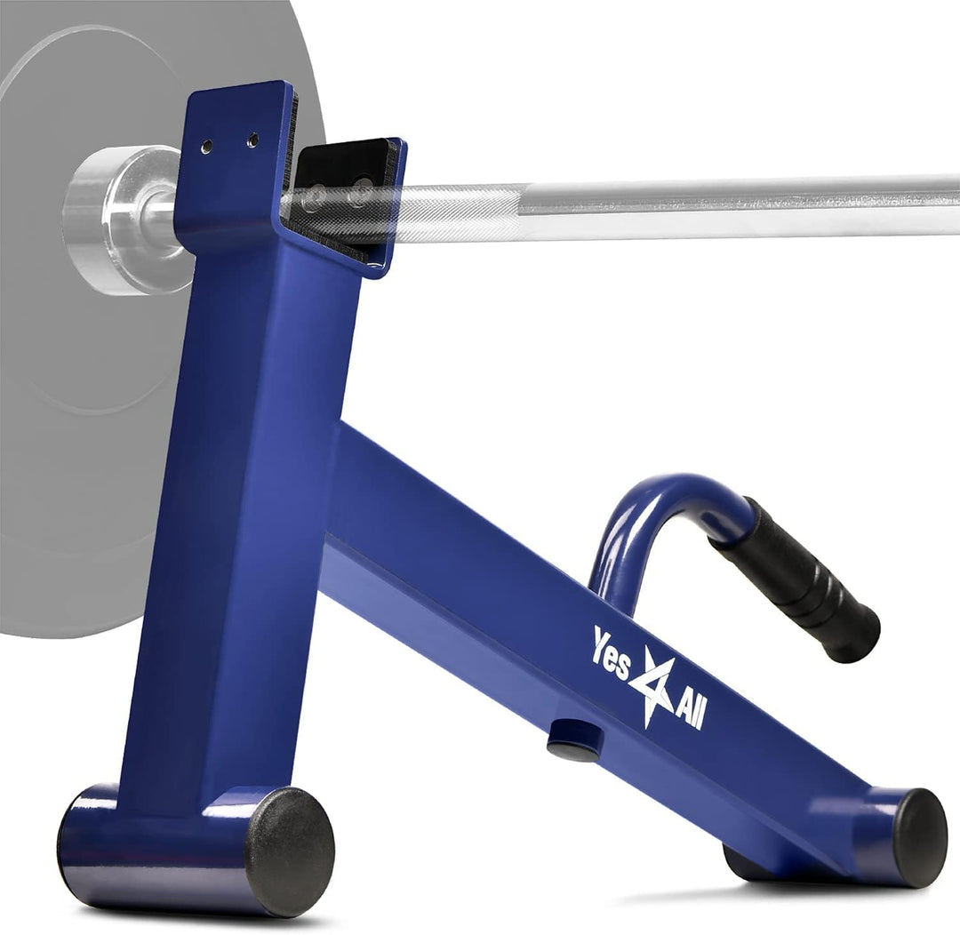 Yes4All Kreuzheben-Wagenheber/Langhantelständer 272,2 kg & Kork-Kniebeugen-Keilblock für Gewichtstra