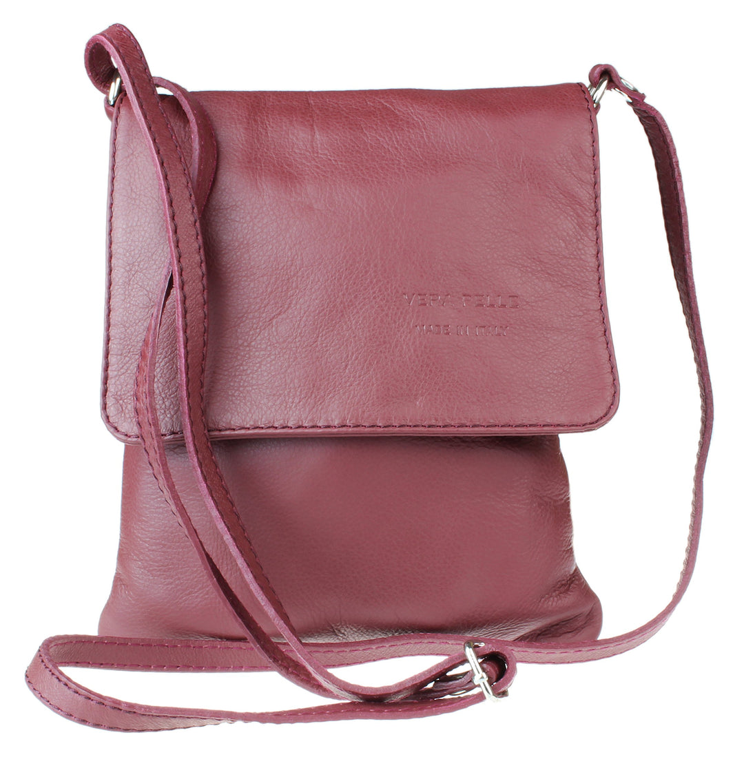 Girly Handbags Damen Italienische Leder Schultertasche Kleine UmhŠngetasche Messenger Weiches Leder