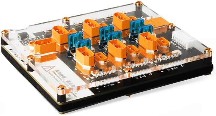 HGLRC Thor 6 Port Lipo Akku Balance Ladegerät Board Pro 40A XT60 XT30 Stecker 2-6S Integriert mit Li