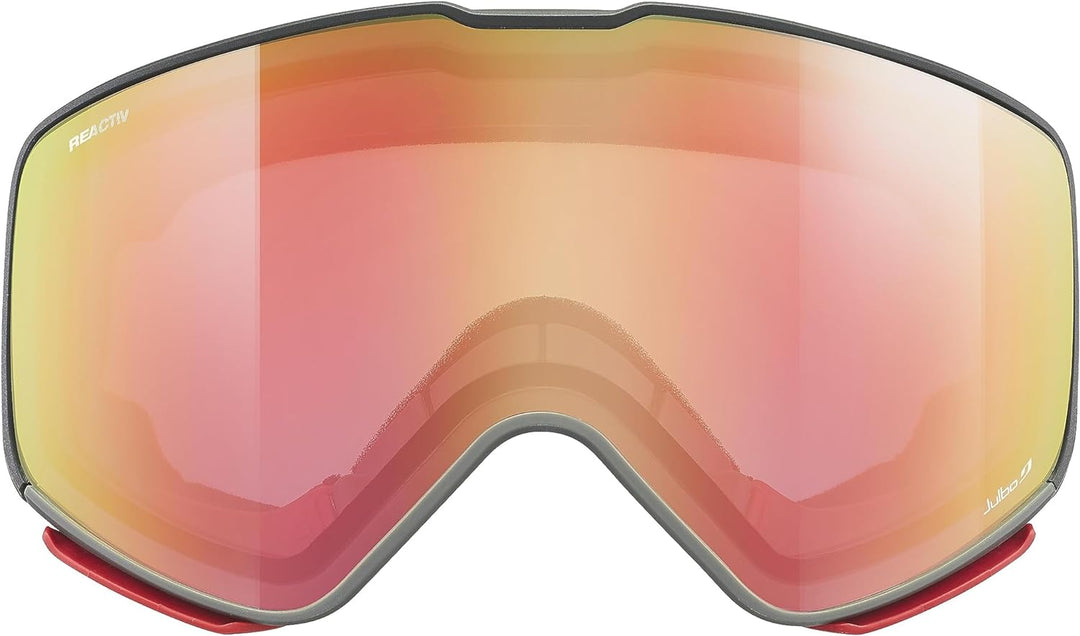 Julbo Unisex Quickshift Otg Skimaske XL schwarz / rot, XL schwarz / rot