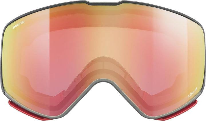 Julbo Unisex Quickshift Otg Skimaske XL schwarz / rot, XL schwarz / rot