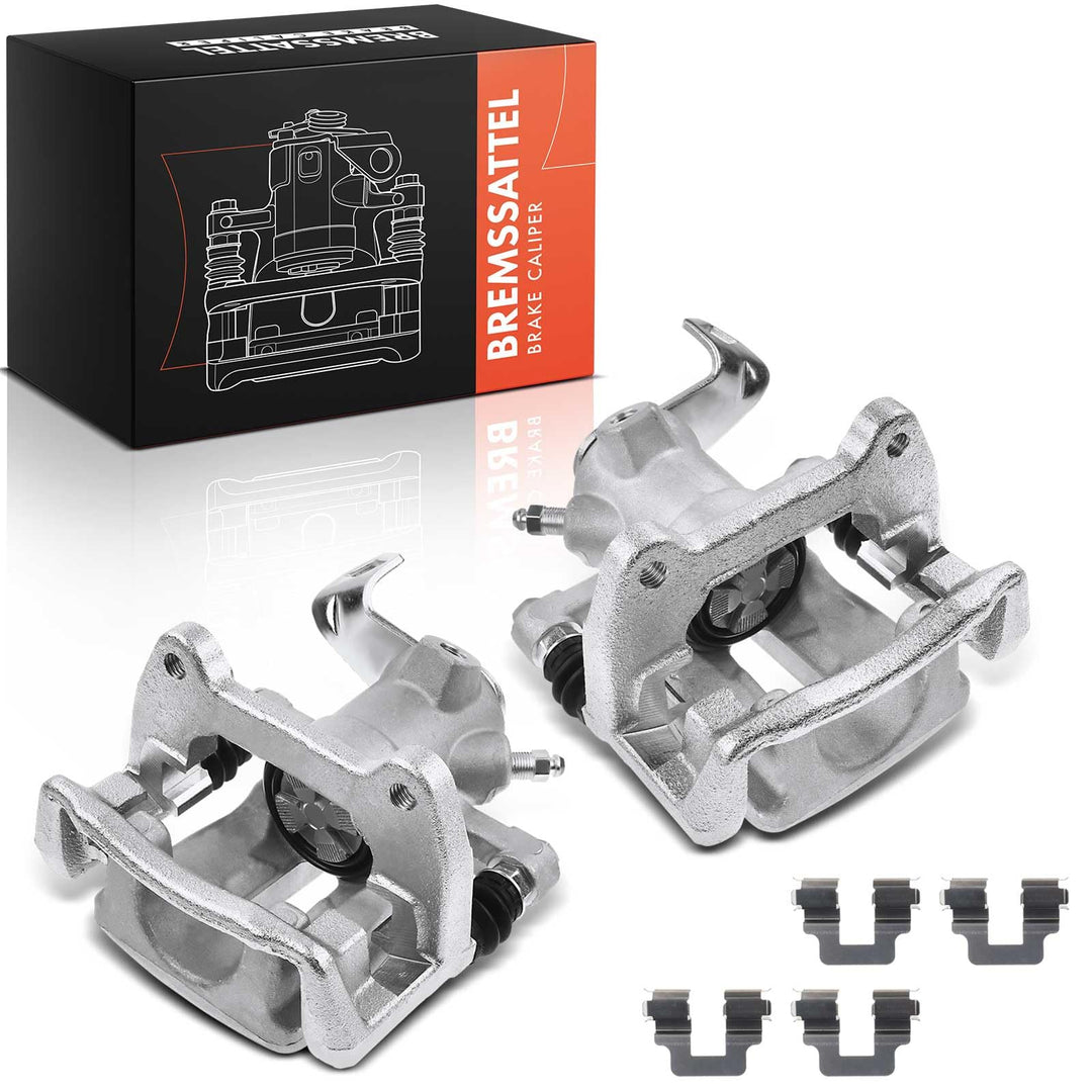 Frankberg 2x Bremssattel Bremszange mit Halter Hinterachse Links Rechts Kompatibel mit Mi.ni R56 R55