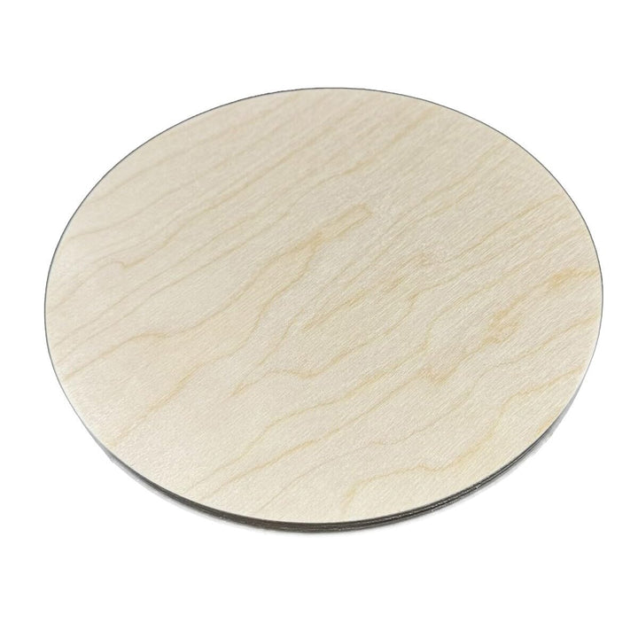 AtHaus Sperrholzplatte Zuschnitt Rund - Ø 225 mm, 18 mm stark, 1 Stück, Kreiszuschnitt Perfektes Spe
