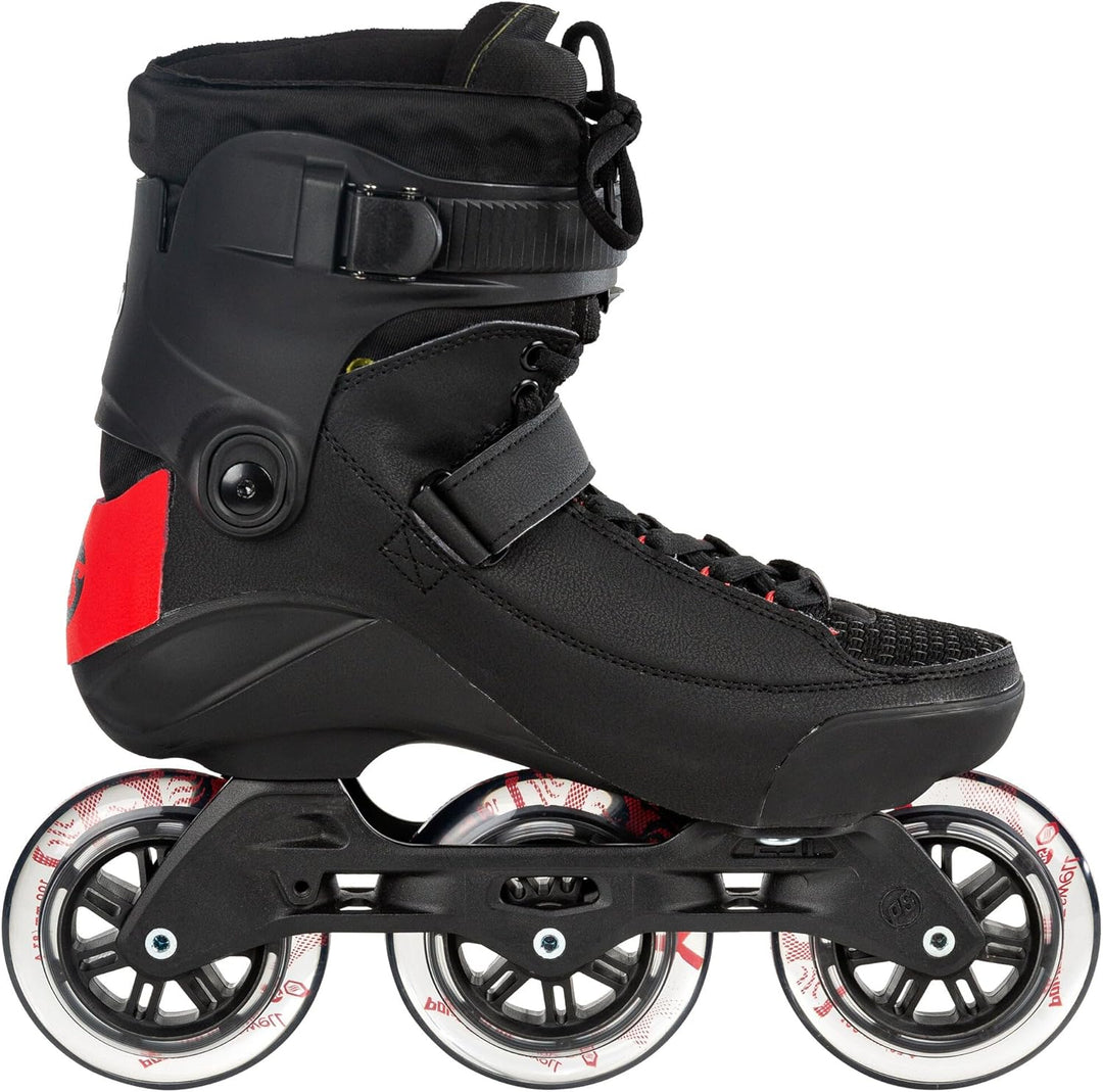 Powerslide Inline Skate Swell Black 100-3D Adapt, für Fitness, für Damen und Herren 43, 43