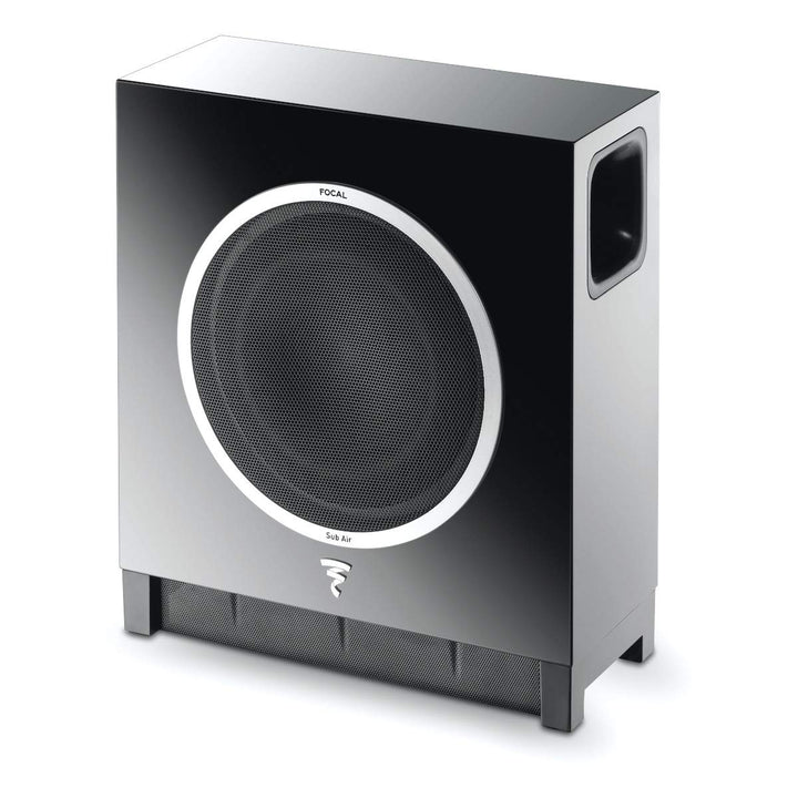 Focal Sub Air Subwoofer (High-Gloss-Optik, Funkverbindung, an der Wand montierbar) schwarz
