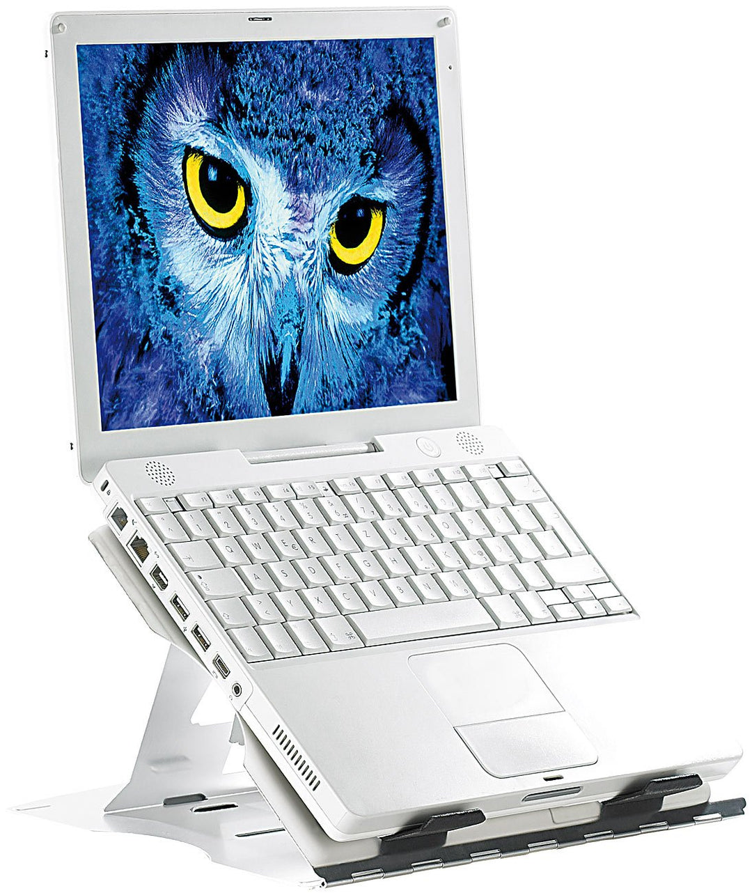 Laptop Ständer Aluminium: Notebook-Ständer aus Aluminium, mit Drehteller (Laptopständer klappbar, La