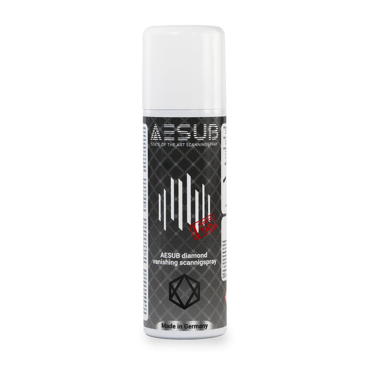 AESUB diamond 3D Scanningspray – 200 ml selbstverflüchtigendes Scanspray für Schmuck, pigmentfrei &