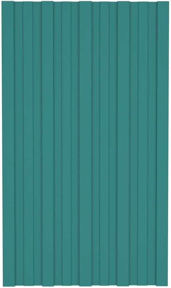 vidaXL 12x Dachpaneele Trapezblech Dachplatten Dachblech Trapezbleche Profilblech Metallblech Stahlb