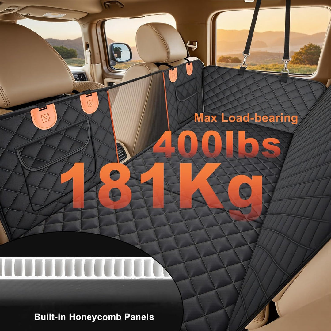 Gimars Upgrade Verbreitert Harter Unterseite Hundedecke Auto Rückban Bis 181kg [Wasserdicht & Kratzf