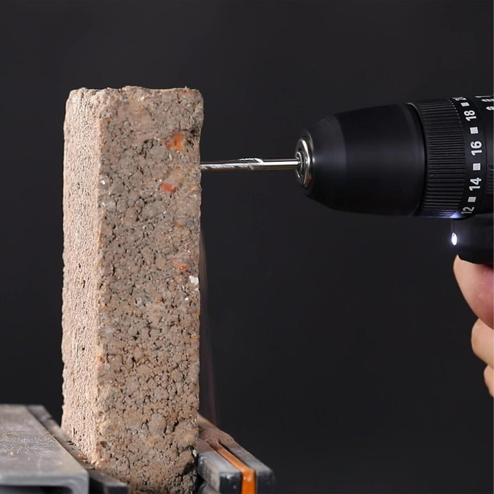 WORX WX121 Akku-Schlagbohrschrauber 12V – starke bürstenloser Akkubohrschrauber Set – 2-Gang-Getrieb