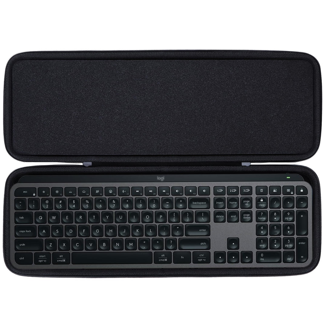 Hart Reise Schutz Hülle Etui Tasche für Logitech MX Keys S/MX Keys Illuminated/MX Keys S Plus Tastat