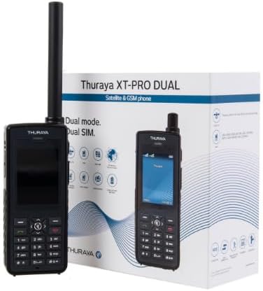OSAT Thuraya XT-PRO Dual Satellitentelefon + 10 NOVA Prepaid-SIM-Karte | Gültigkeit 30 Tage | Robust